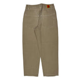 Empyre Wide Leg Carpenter Pants - 30W 28L Khaki Cotton