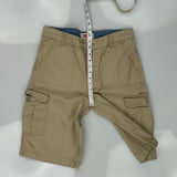 Levis Cargo Shorts - 32W 12L Beige Cotton