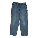 Carhartt Double Knee Carpenter Jeans - 36W 34L Blue Denim
