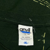 Anvil Graphic T-Shirt - XL Green Cotton