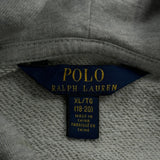 Age 18-20 Polo By Ralph Lauren Spellout Hoodie - XL Gray Cotton