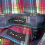 Gant Checked Short Sleeve Shirt - XL Multicoloured Cotton