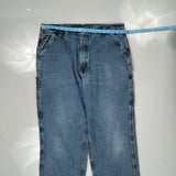 Carhartt Double Knee Carpenter Jeans - 36W 33L Blue Denim
