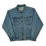 Wrangler Denim Jacket - Large Blue Denim