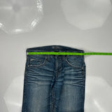 Silver Contrast Stitch Jeans - 34W 31L Blue Denim