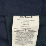 Carhartt Cargo Trousers - 30W 32L Navy Cotton