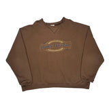 Harley Davidson Graphic Sweatshirt - 2XL Brown Cotton Blend