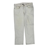 Levis Jeans - 34W 30L White Cotton