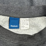 Reebok Sweatshirt - XL Grey Cotton Blend