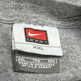2002 Ohio State Buckeyes Nike Ncaa Long Sleeve T-Shirt - 2XL Grey Cotton