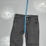 Carhartt Double Knee Carpenter Trousers - 36W 34L Grey Cotton