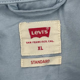 Levis Short Sleeve Shirt - XL Blue Cotton