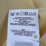 Burberry Polo Shirt - Large Yellow Cotton