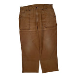 Dickies Carpenter Trousers - 34W 30L Brown Cotton