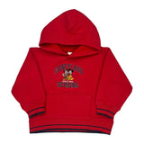 Age 4 Disneyland The Original Disney Graphic Hoodie - XS Red Cotton Blend