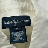 Age 6-7 Ralph Lauren Shirt - Small White Cotton