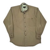 Chaps Ralph Lauren Shirt - Medium Khaki Cotton