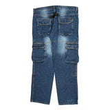 Unbranded Cargo Trousers - 40W 31L Blue Cotton