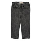 Laguna Beach Contrast Stitch Jeans - 38W 25L Gray Cotton