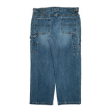 Faded Glory Carpenter Jeans - 38W 32L Blue Cotton