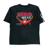 Bring The Heat Carhartt Graphic T-Shirt - Medium Black Cotton