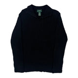 Ralph Lauren Sweater - Large Black Cotton