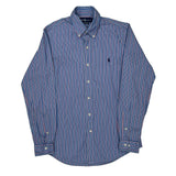 Ralph Lauren Striped Shirt - Medium Blue Cotton