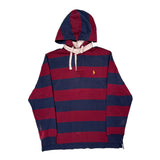 Polo By Ralph Lauren Striped Rugby Shirt - Medium Block Colour Cotton