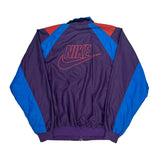 Nike Windbreaker - Large Blue Polyester