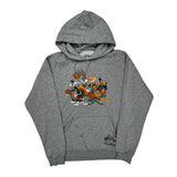 Space Jam Cartoon Hoodie - Medium Grey Cotton