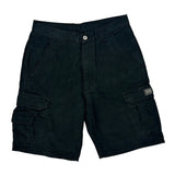 Unbranded Cargo Shorts - 34W 9L Black Cotton