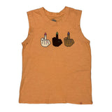 Dickies Graphic Tank Top - Medium Orange Cotton
