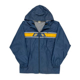 Adidas Striped Windbreaker - XL Yellow Polyester