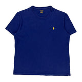 Polo By Ralph Lauren T-Shirt - Large Blue Cotton