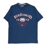 Legion Of Lost Artists Ecko Unltd Graphic T-Shirt - Large Blue Cotton