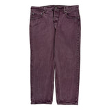 501 Levis Jeans - 36W 27L Purple Denim