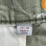 Carhartt Carpenter Pants - 35W 35L Green Cotton