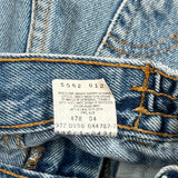 Age 3 Levis Denim Shorts - XS Blue Cotton