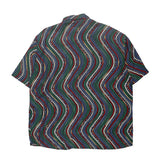 Kings Road Striped Short Sleeve Shirt - 2XL Multicoloured Polyester