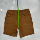 Gravel Gear Carpenter Shorts - 34W 10L Brown Cotton