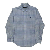 Ralph Lauren Checked Shirt - Medium Blue Cotton