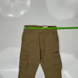 Levis Cargo Trousers - 29W 30L Brown Cotton