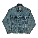 Vintage Levis Denim Jacket - Small Acid Wash Cotton