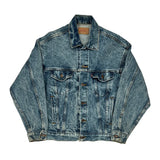 Levis Denim Jacket - Small Acid Wash Cotton