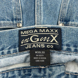 Mega Max Carpenter Jeans - 36W 30L Blue Denim