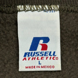 Russell Athletic Sweatshirt - Large Brown Cotton