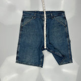 Wrangler Cargo Denim Shorts - 34W 9L Blue Denim