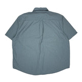 Carhartt Checked Short Sleeve Shirt - 2XL Blue Cotton