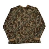 Made In USA Mossy Oak Long Sleeve T-Shirt - Large Camo Cotton