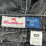 Made In USA Orange Tab Levis 540 Jeans - 35W 30L Gray Cotton